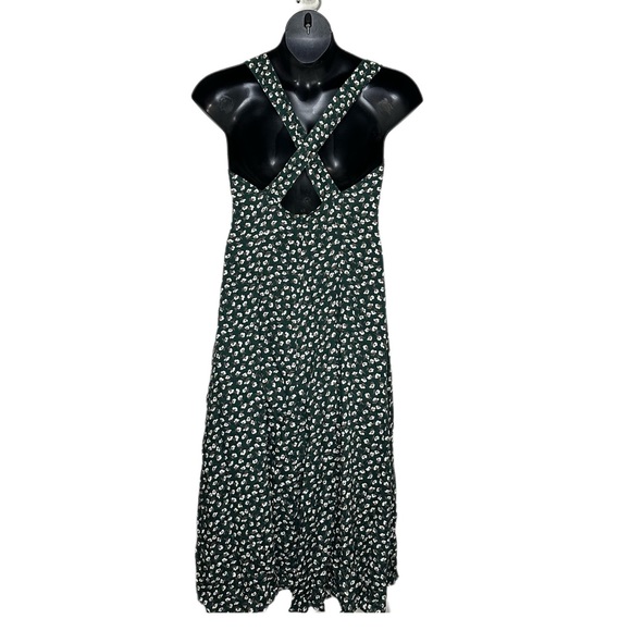 Rampage sweetheart neckline sundress green floral size 11 - Picture 2 of 3